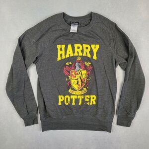 Harry Potter Sweatshirt Boys Large 11/13 Long Sleeve Lightweight Gray Youth